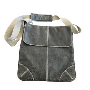 BOBO Waxed Suede Crossbody Bag